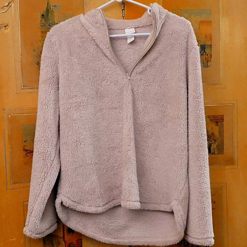 H&M | Super Soft Beige Half-Zip Pullover